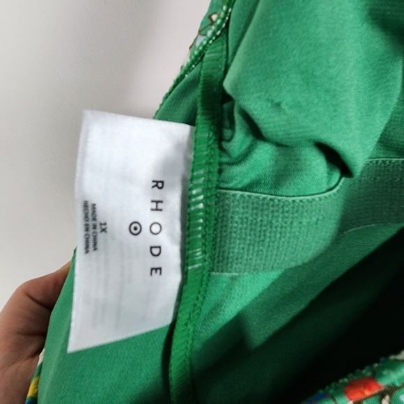 Rhode x Target Colorful Patterned Swimsuit, size 1x - Picture 5 of 6